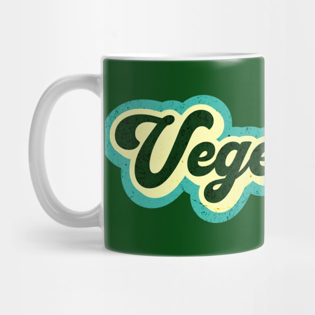 Retro Vegetarian Graphic Logo by Cult of Seitan